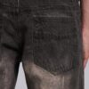 Brown Creased Drift Bootcut Jeans