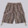 Brown Check Cadet Shorts