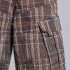 Brown Check Cadet Shorts