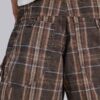 Brown Check Cadet Shorts