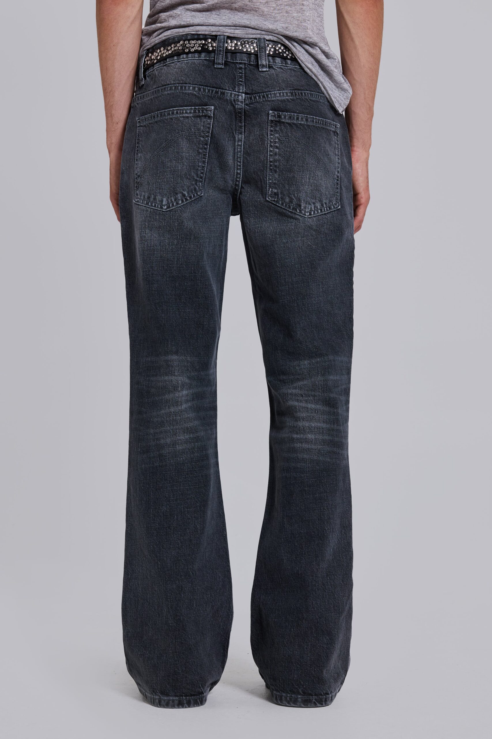Washed Black Jude Bootcut Jeans