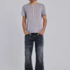 Washed Black Jude Bootcut Jeans