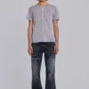 Washed Black Jude Bootcut Jeans