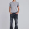 Washed Black Jude Bootcut Jeans