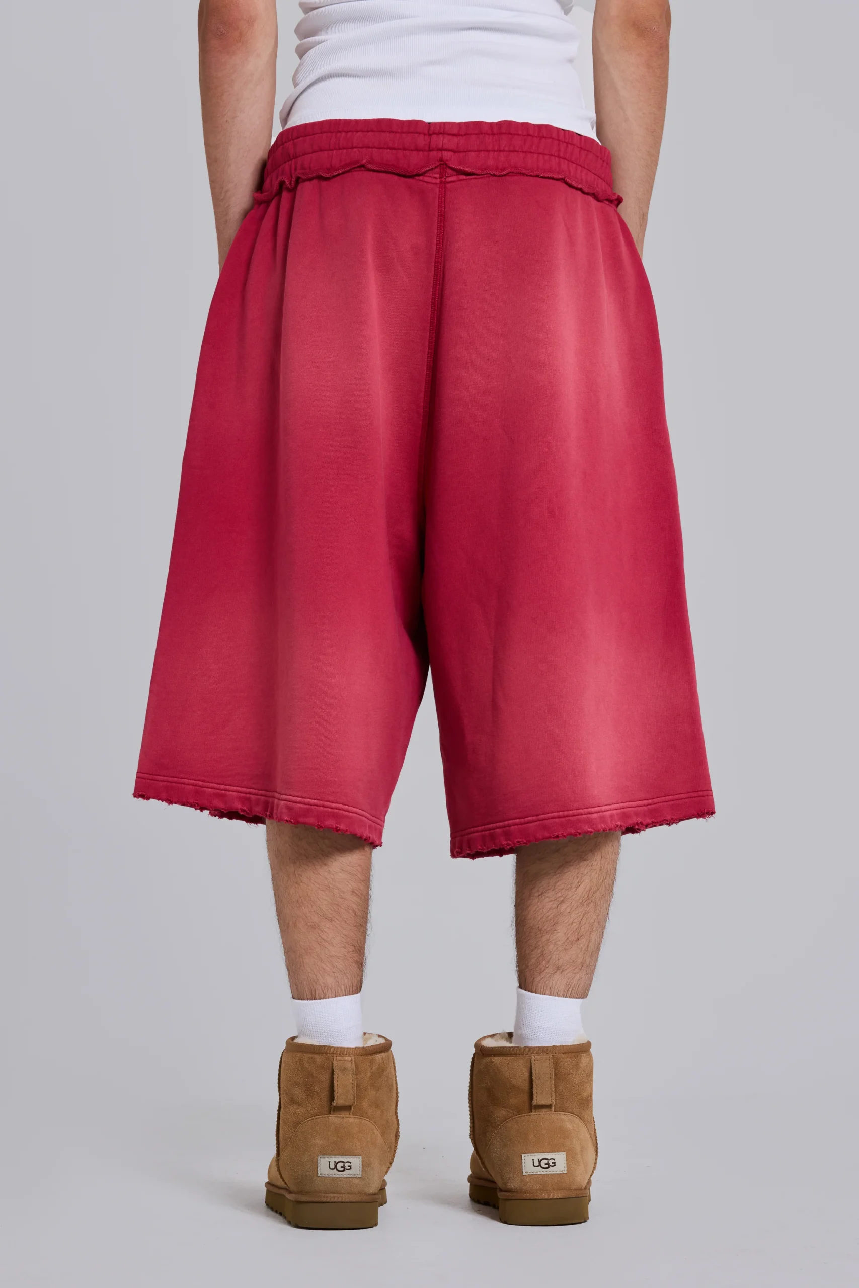 2876-red-sport-stripe-monster-jogger-shorts-11.webp Red Sport Stripe Monster Jogger Shorts
