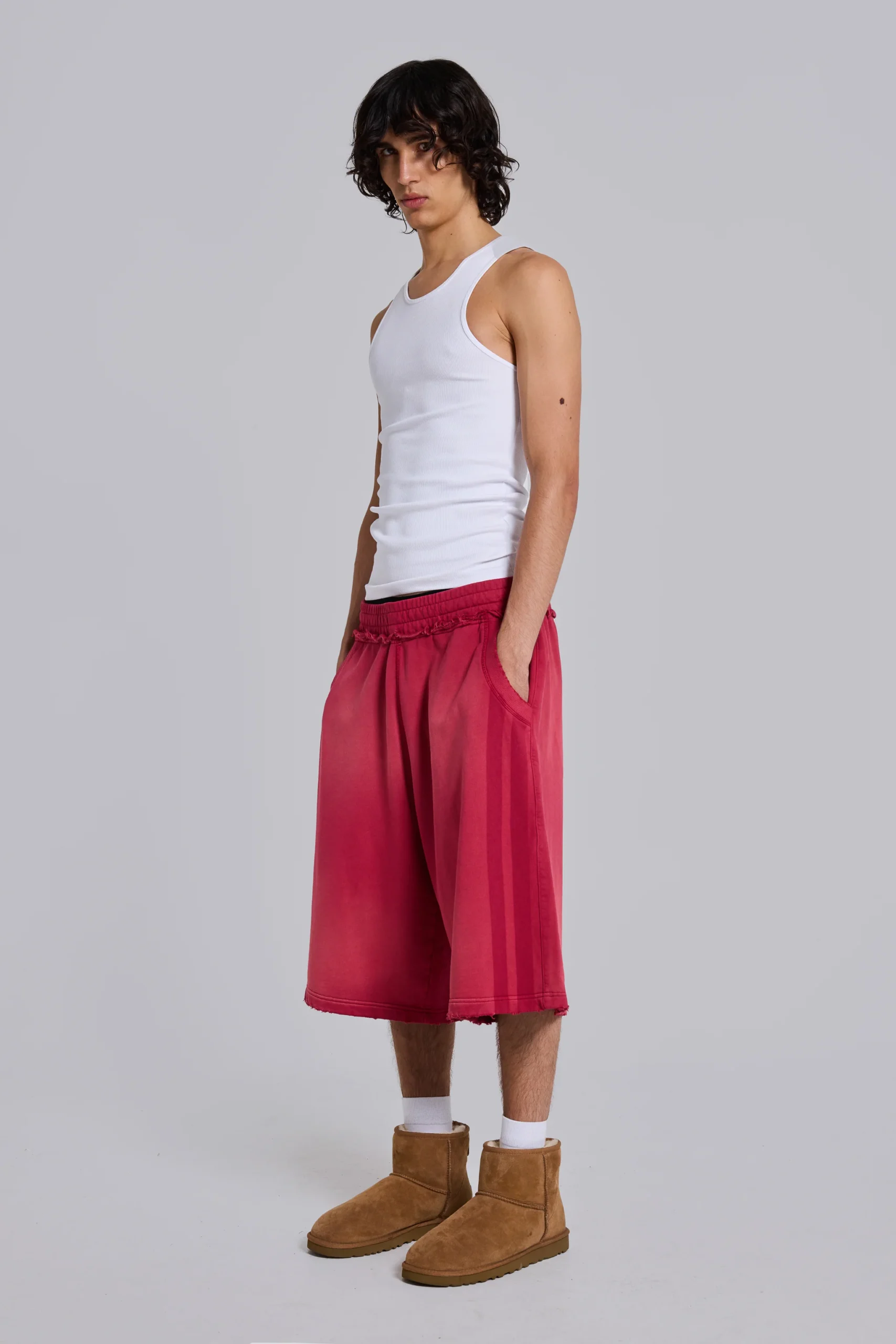 2876-red-sport-stripe-monster-jogger-shorts-16.webp Red Sport Stripe Monster Jogger Shorts