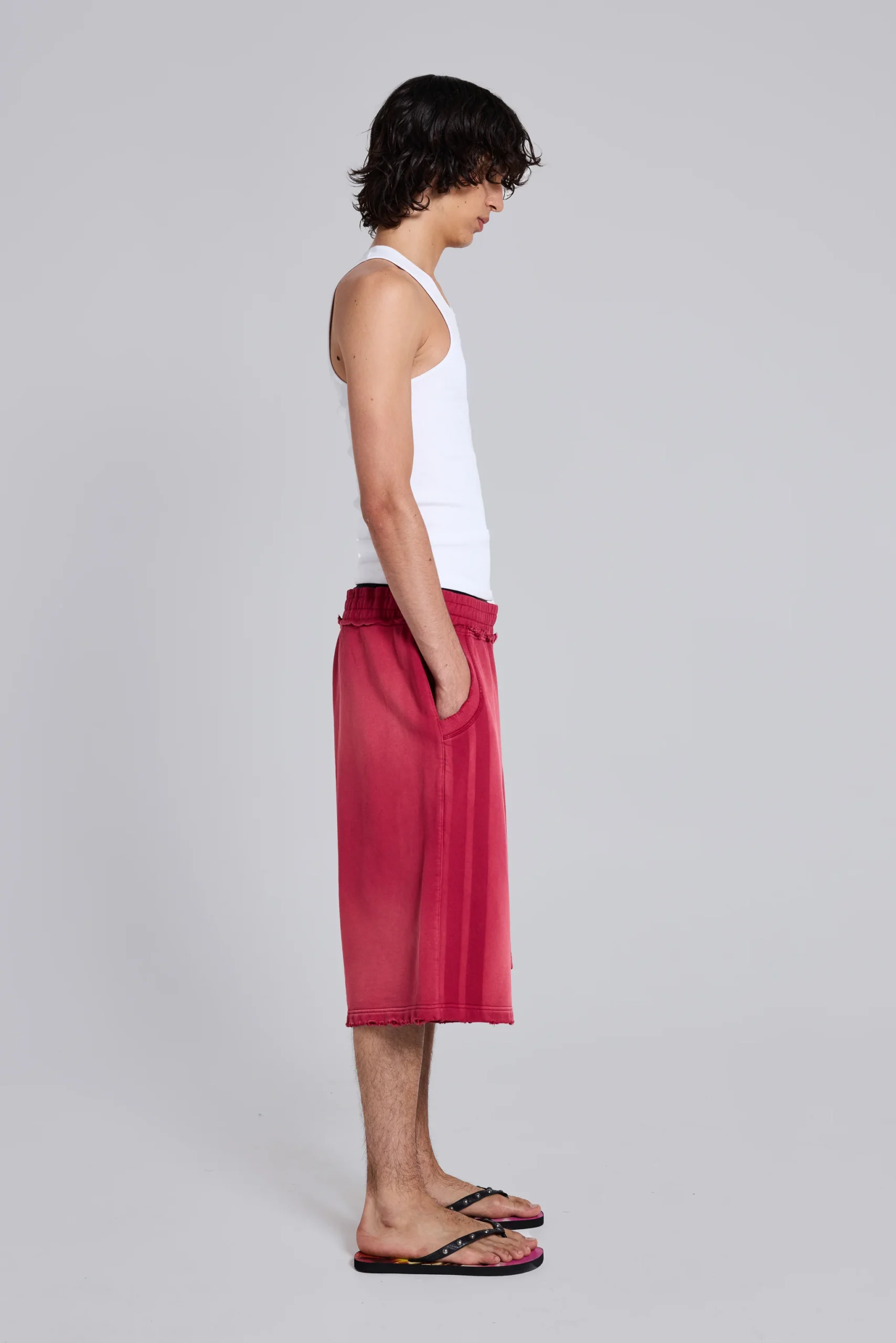 2876-red-sport-stripe-monster-jogger-shorts-7.webp Red Sport Stripe Monster Jogger Shorts