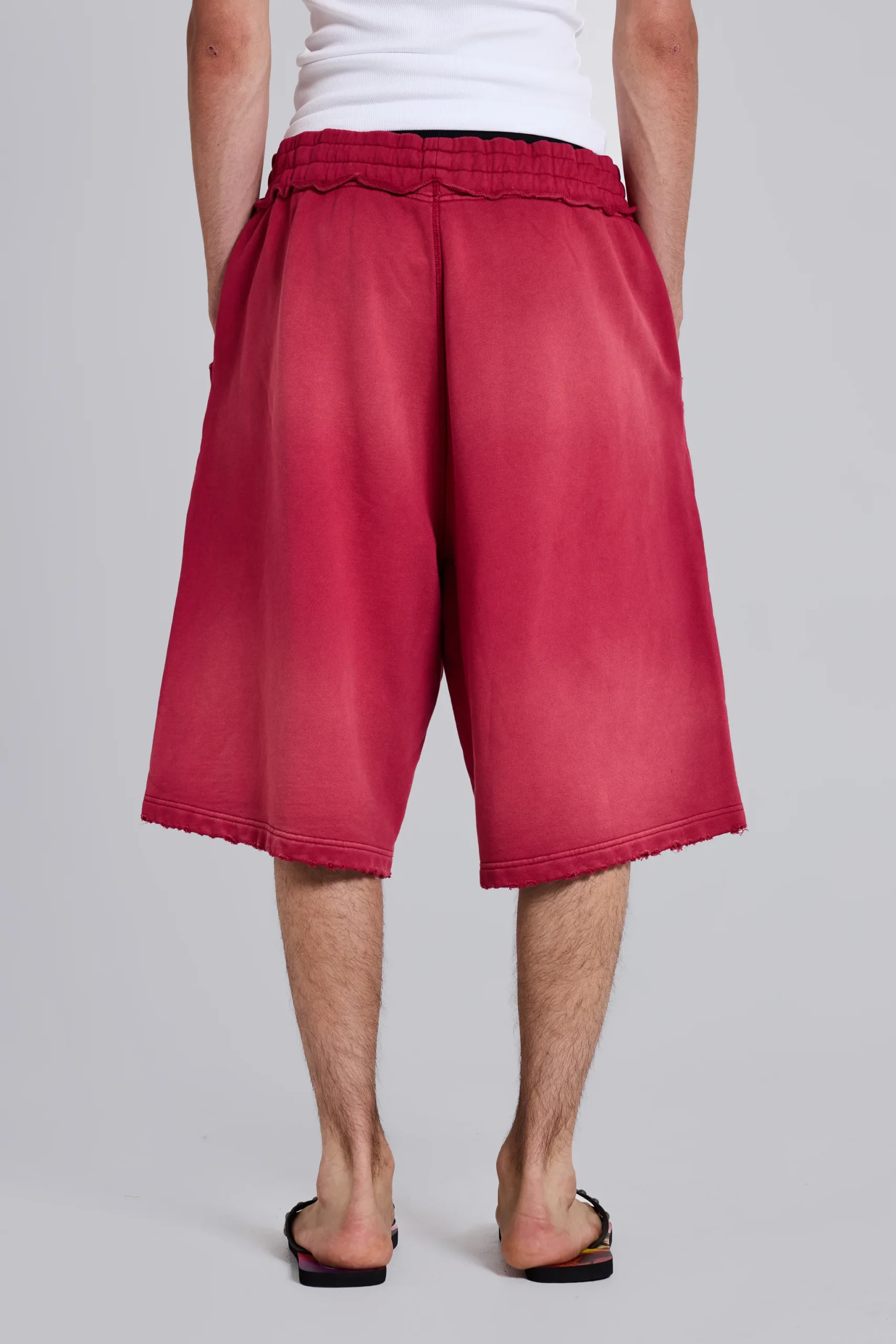 2876-red-sport-stripe-monster-jogger-shorts-8.webp Red Sport Stripe Monster Jogger Shorts