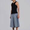 2884-washed-grey-sporty-stripe-monster-jogger-shorts-4.webp Washed Grey Sporty Stripe Monster Jogger Shorts