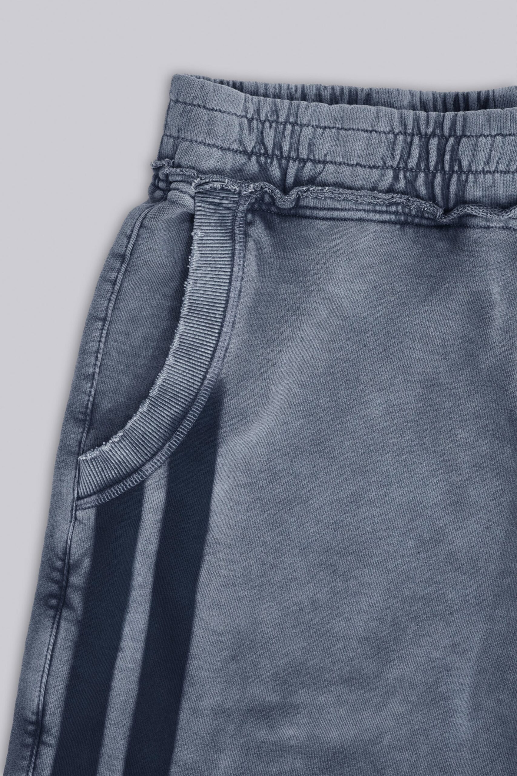 2884-washed-grey-sporty-stripe-monster-jogger-shorts-9.jpg Washed Grey Sporty Stripe Monster Jogger Shorts