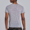 Grey Marl Haze Henley T-Shirt