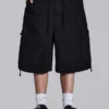 2915-black-parachute-cargo-baggy-shorts-1.webp Black Parachute Cargo Baggy Shorts
