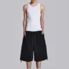 2915-black-parachute-cargo-baggy-shorts-2.webp Black Parachute Cargo Baggy Shorts