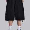 2915-black-parachute-cargo-baggy-shorts-4.webp Black Parachute Cargo Baggy Shorts