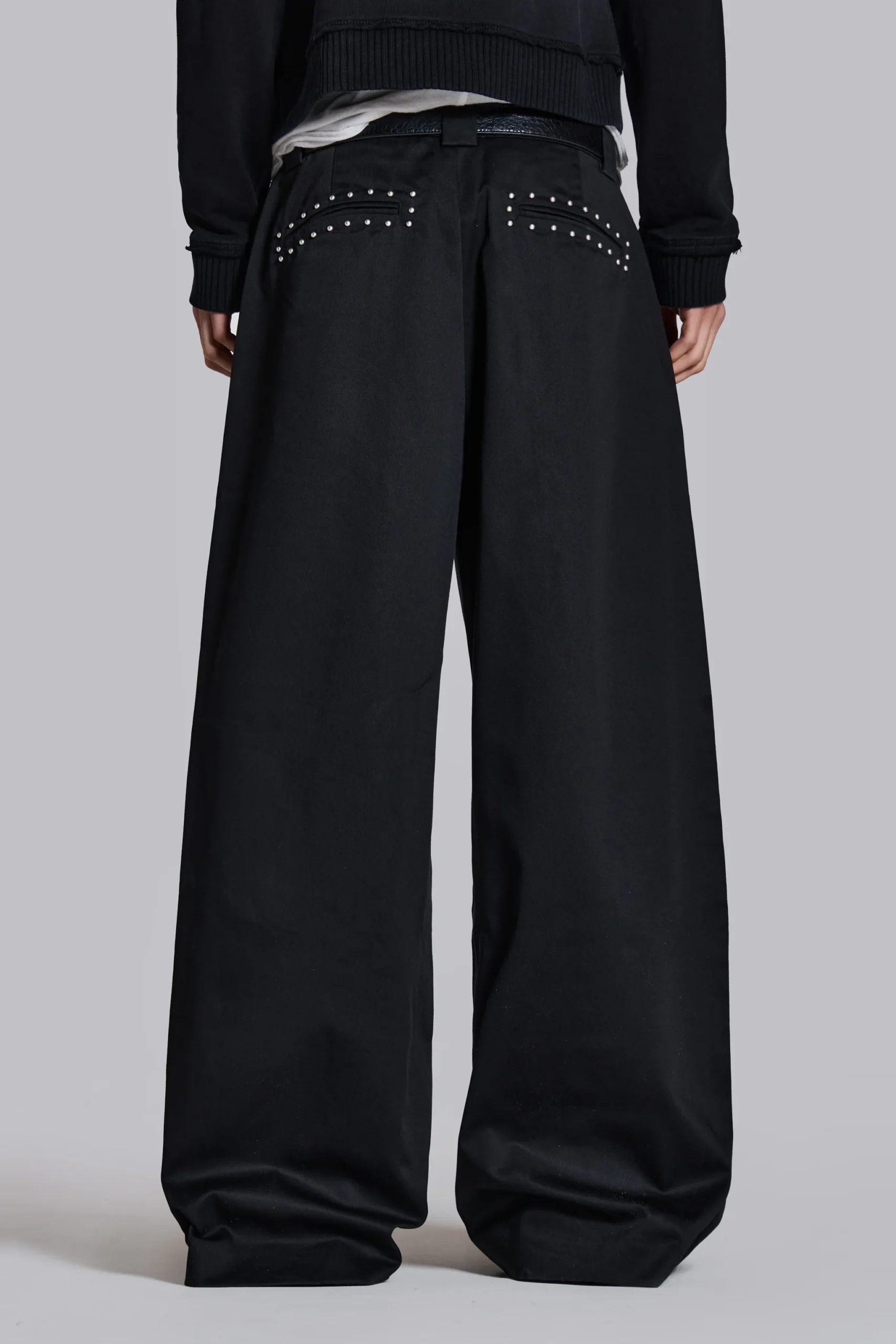 Studded Black Goliath Suit Pants