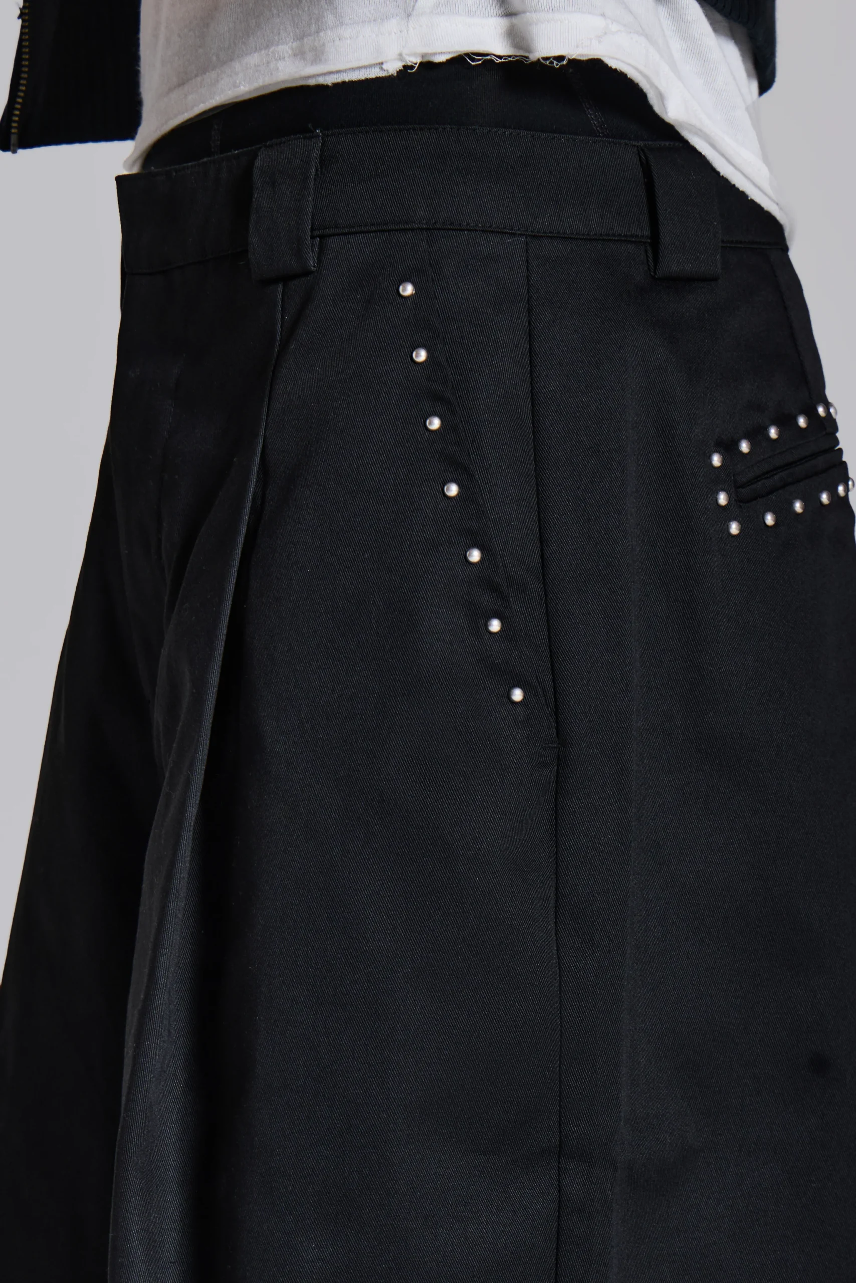 Studded Black Goliath Suit Pants