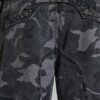 Washed Black Trooper Camo Cargo Pant