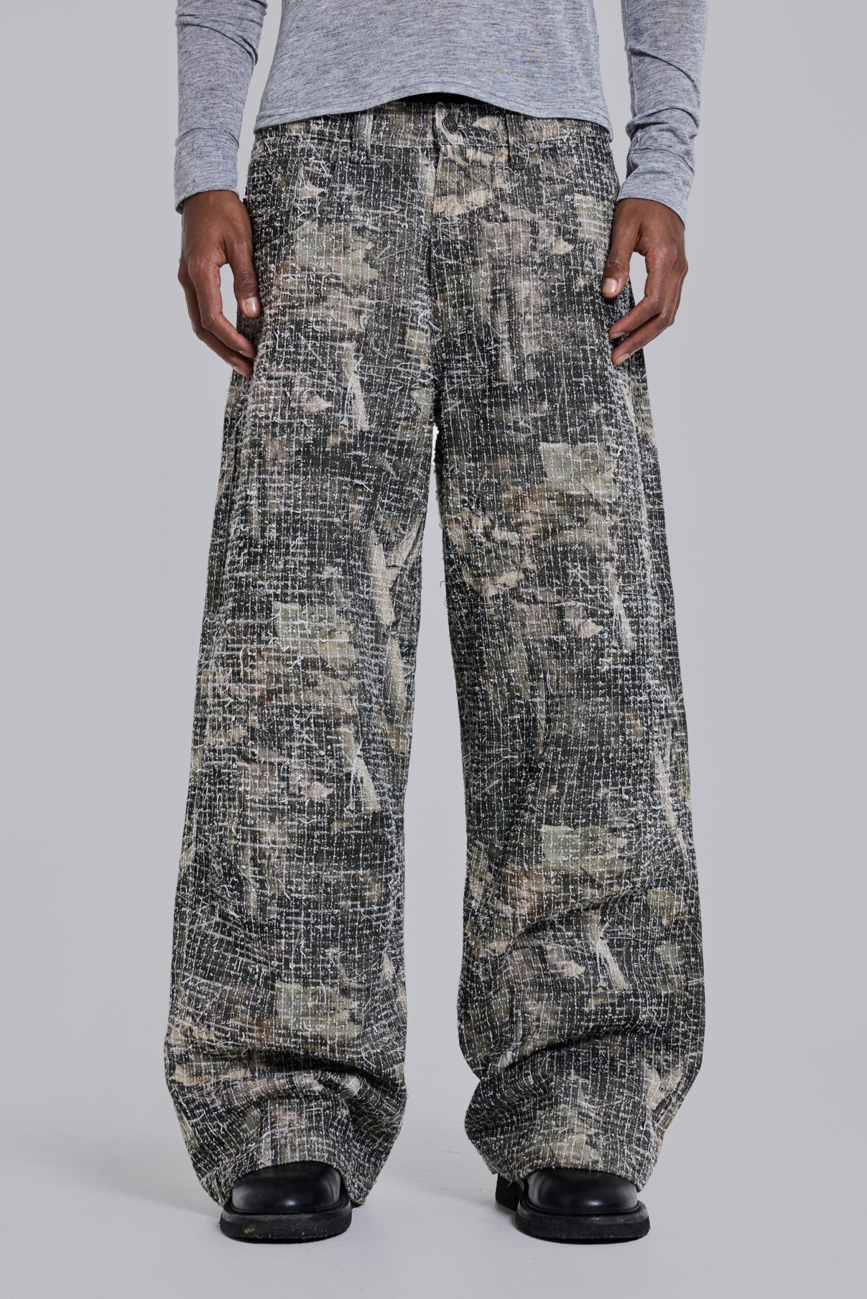 295-needle-punch-woodland-camo-colossus-jeans-1.jpg Needle Punch Woodland Camo Colossus Jeans