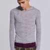 Grey Marl Mist Hoodie