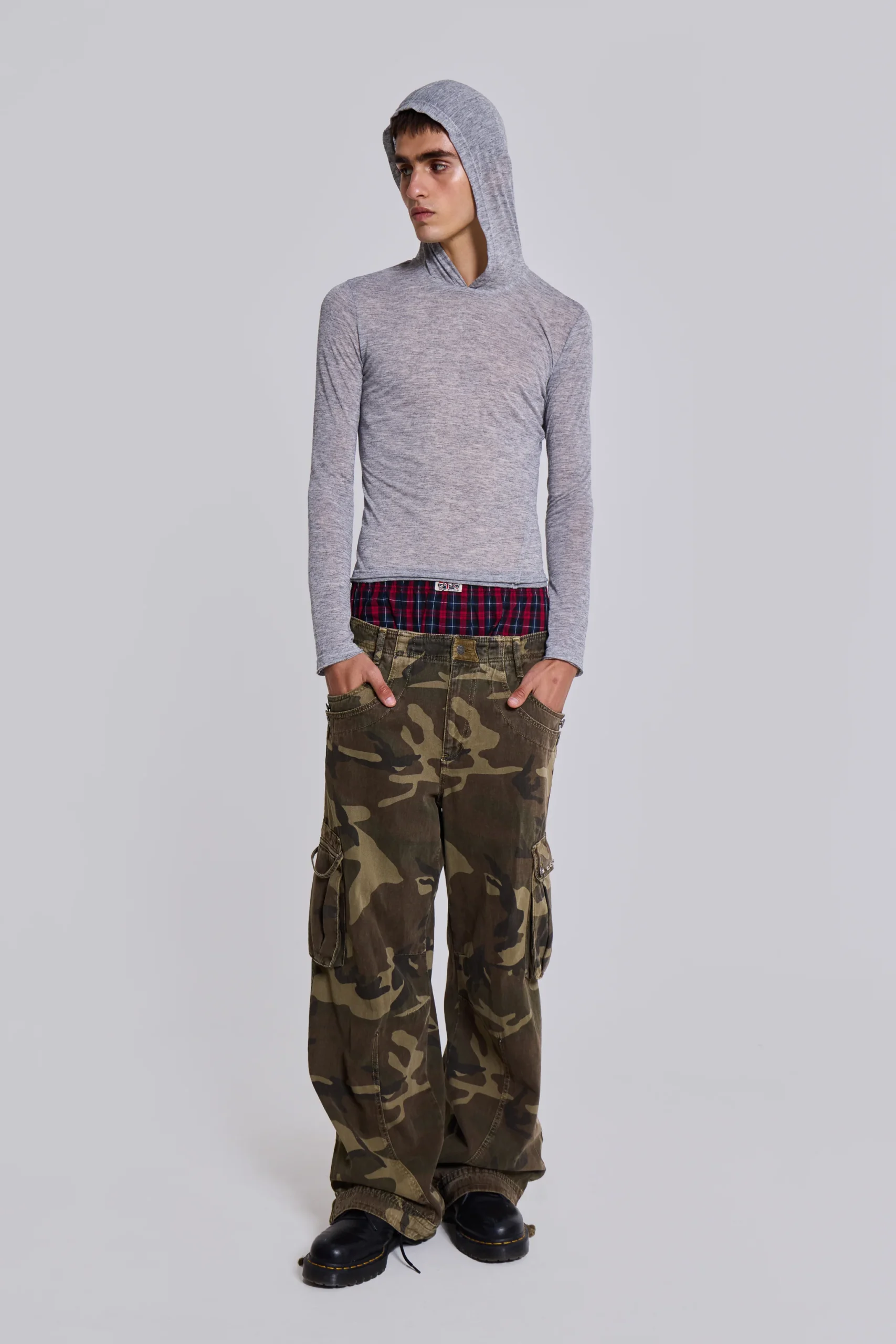 Grey Marl Mist Hoodie