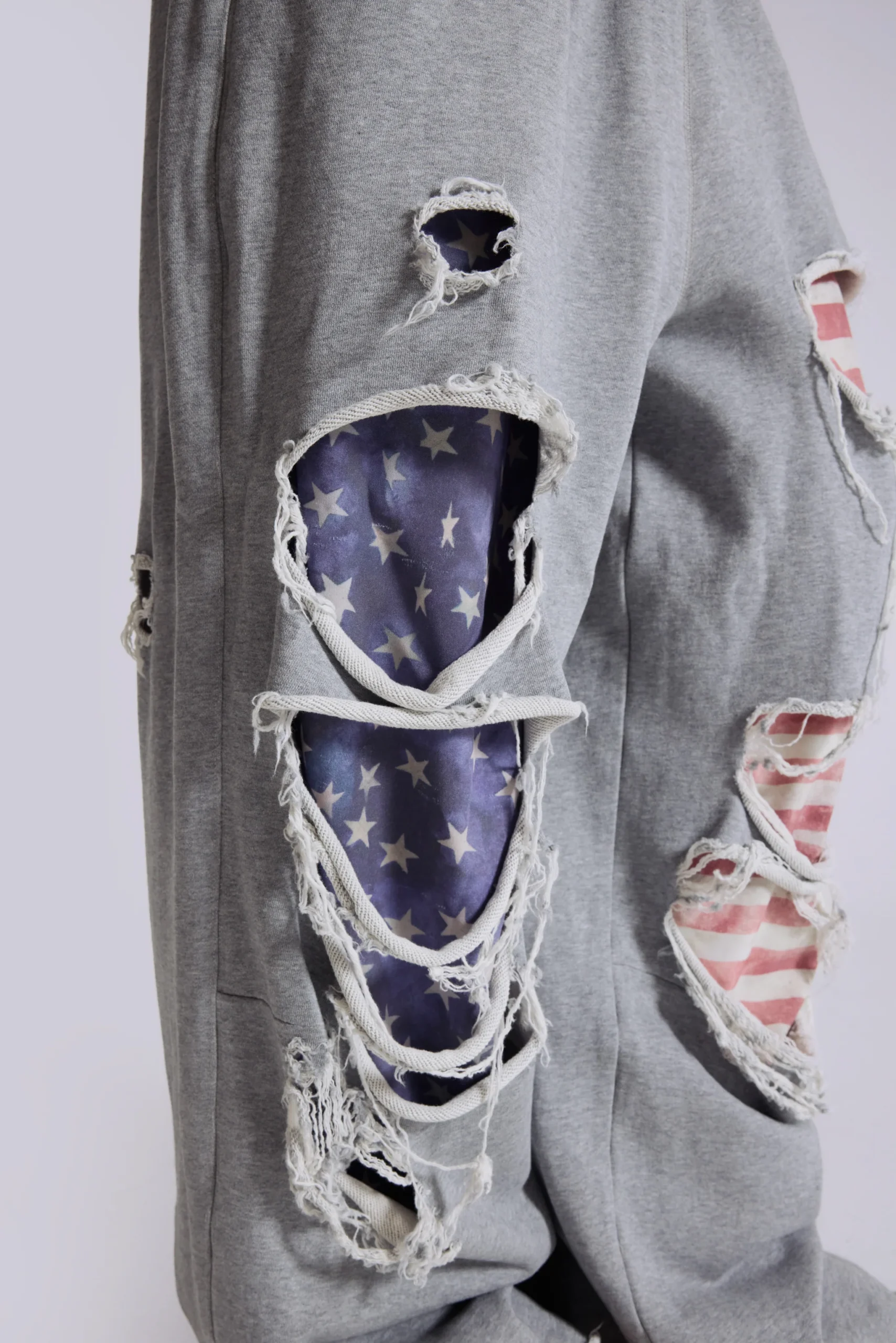 Stars and Stripes Distressed Monster Joggers