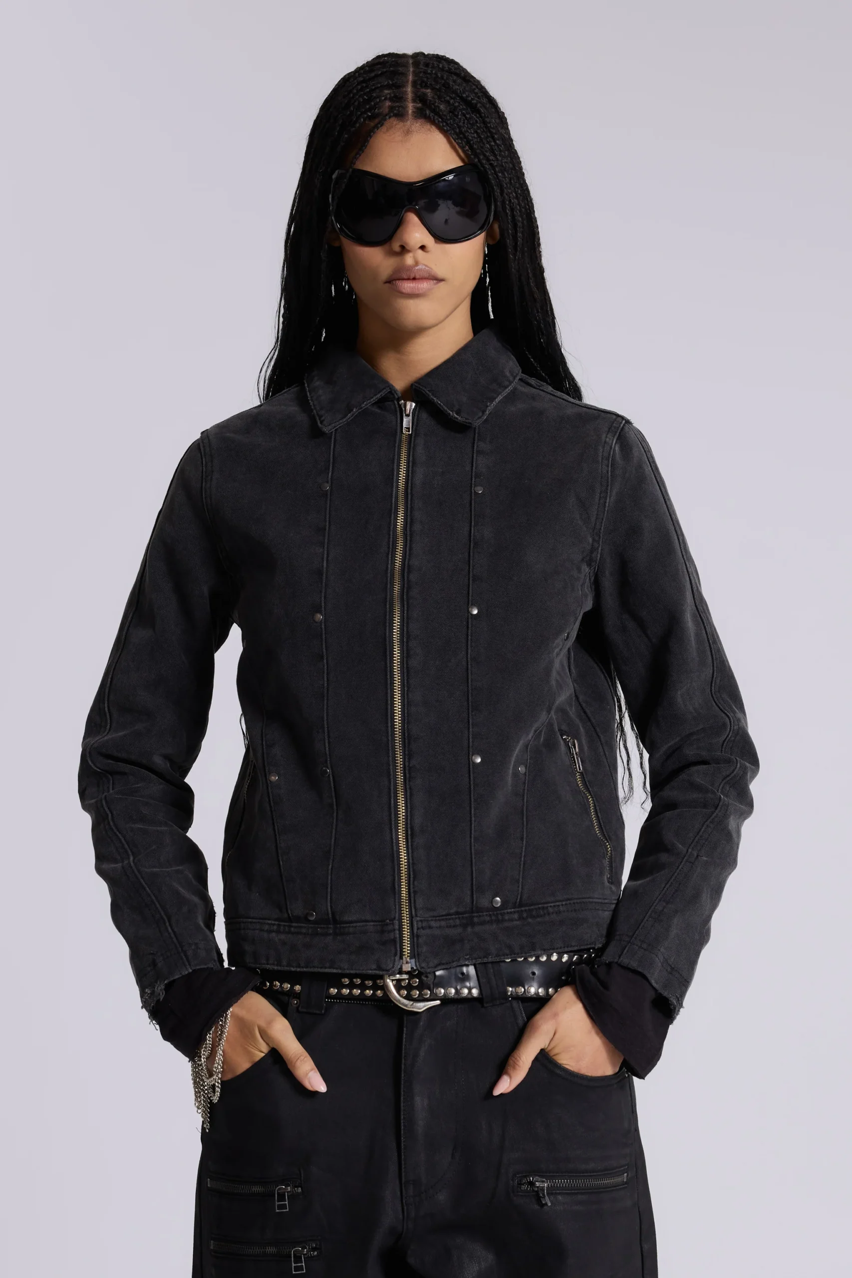 Stud Denim Jacket