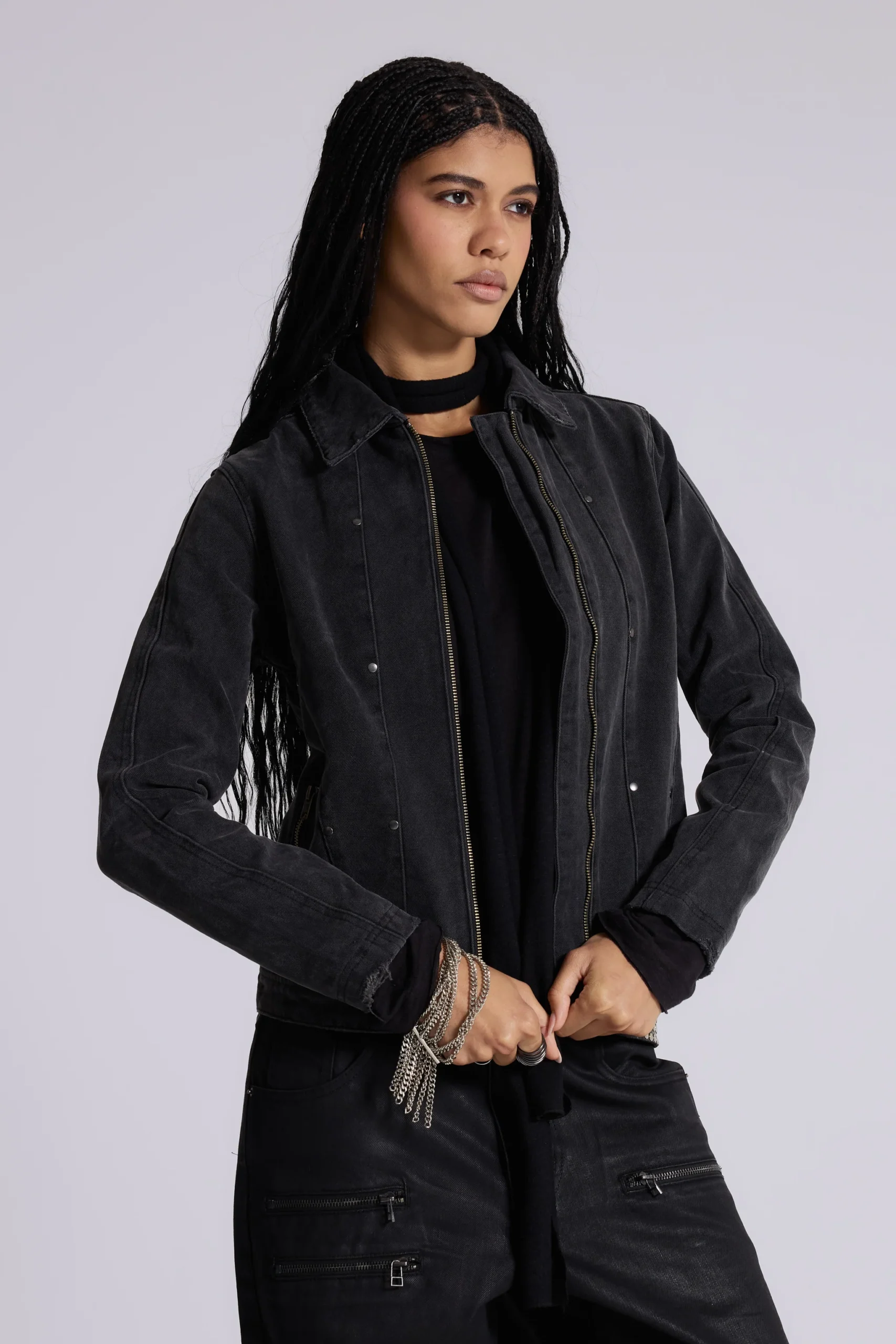 Stud Denim Jacket