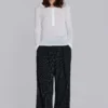 Black Pinstripe Goliath Suit Pants