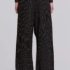 Black Pinstripe Goliath Suit Pants