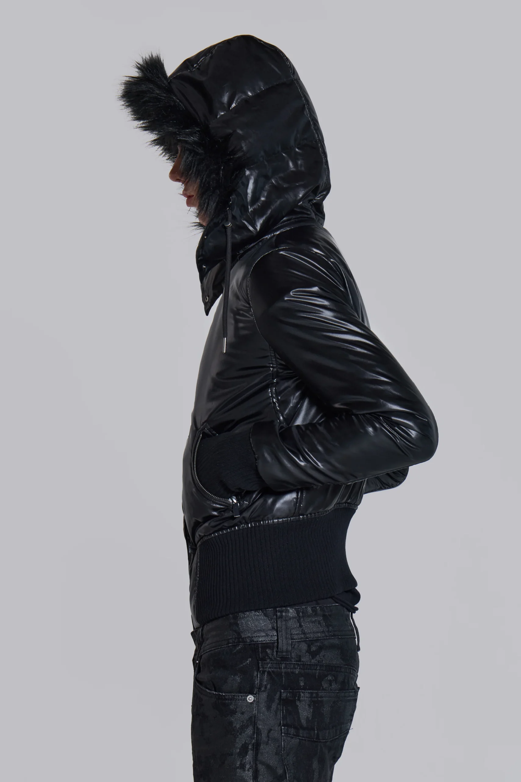 Black Mercury Puffer Jacket