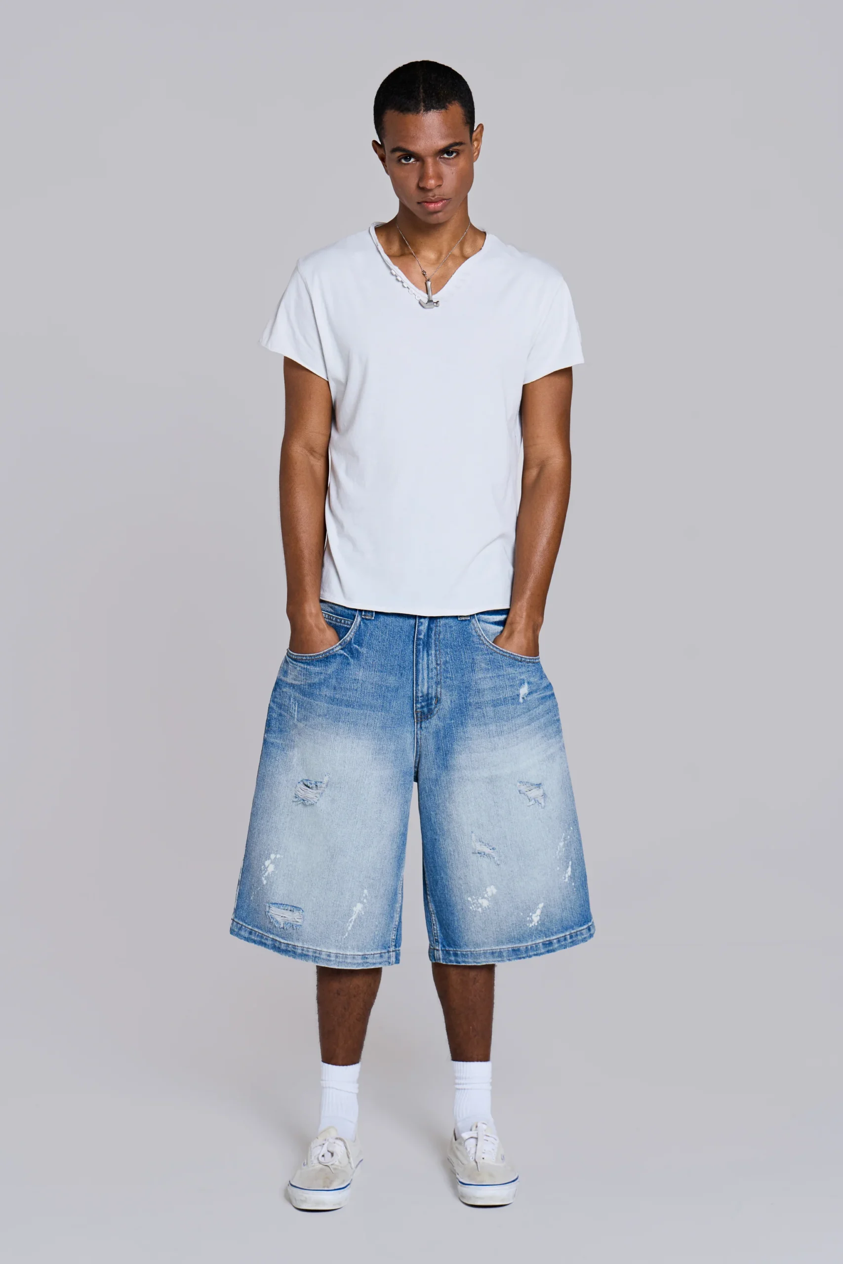 Bleached Colossus Jorts