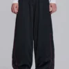 Black Mesh Vapor Tracksuit Bottoms