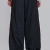 Black Mesh Vapor Tracksuit Bottoms