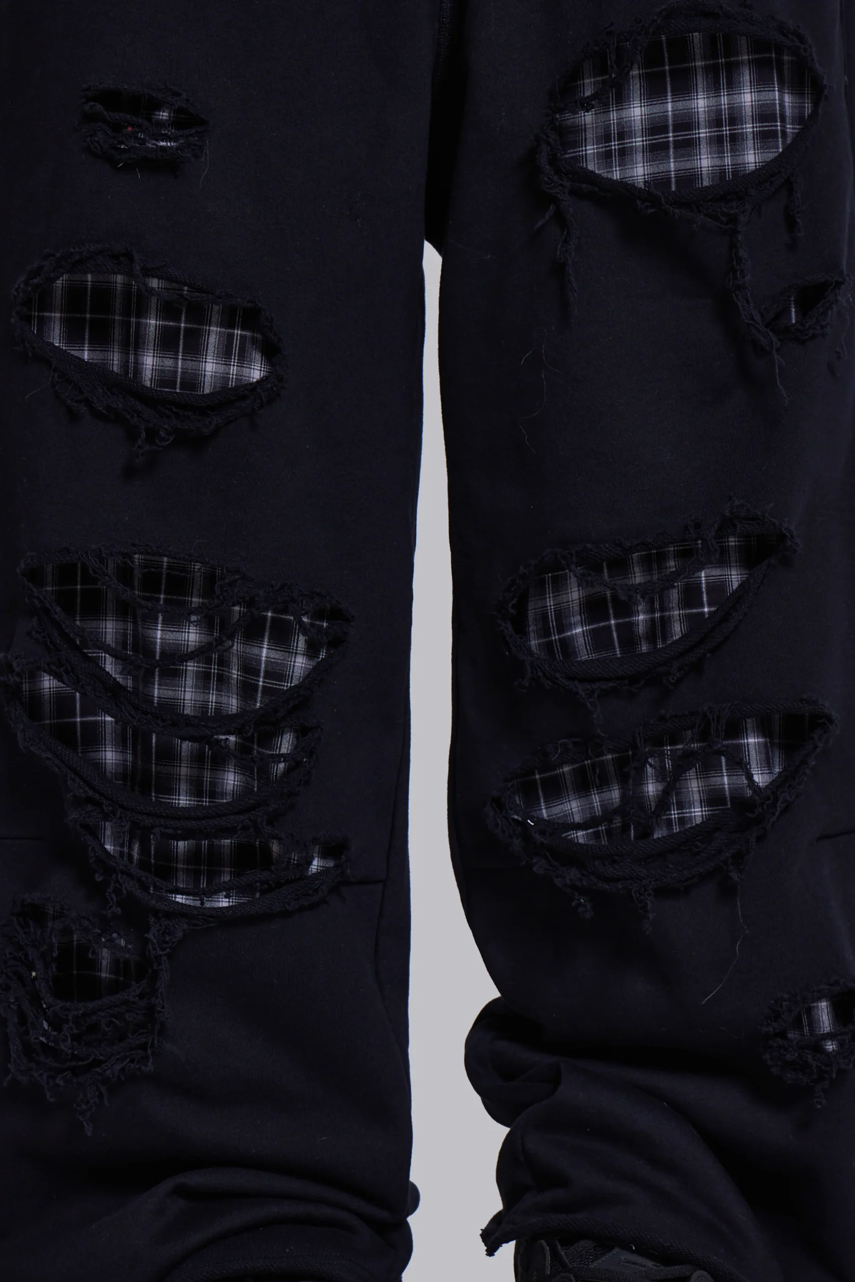 Check Layered Monster Joggers