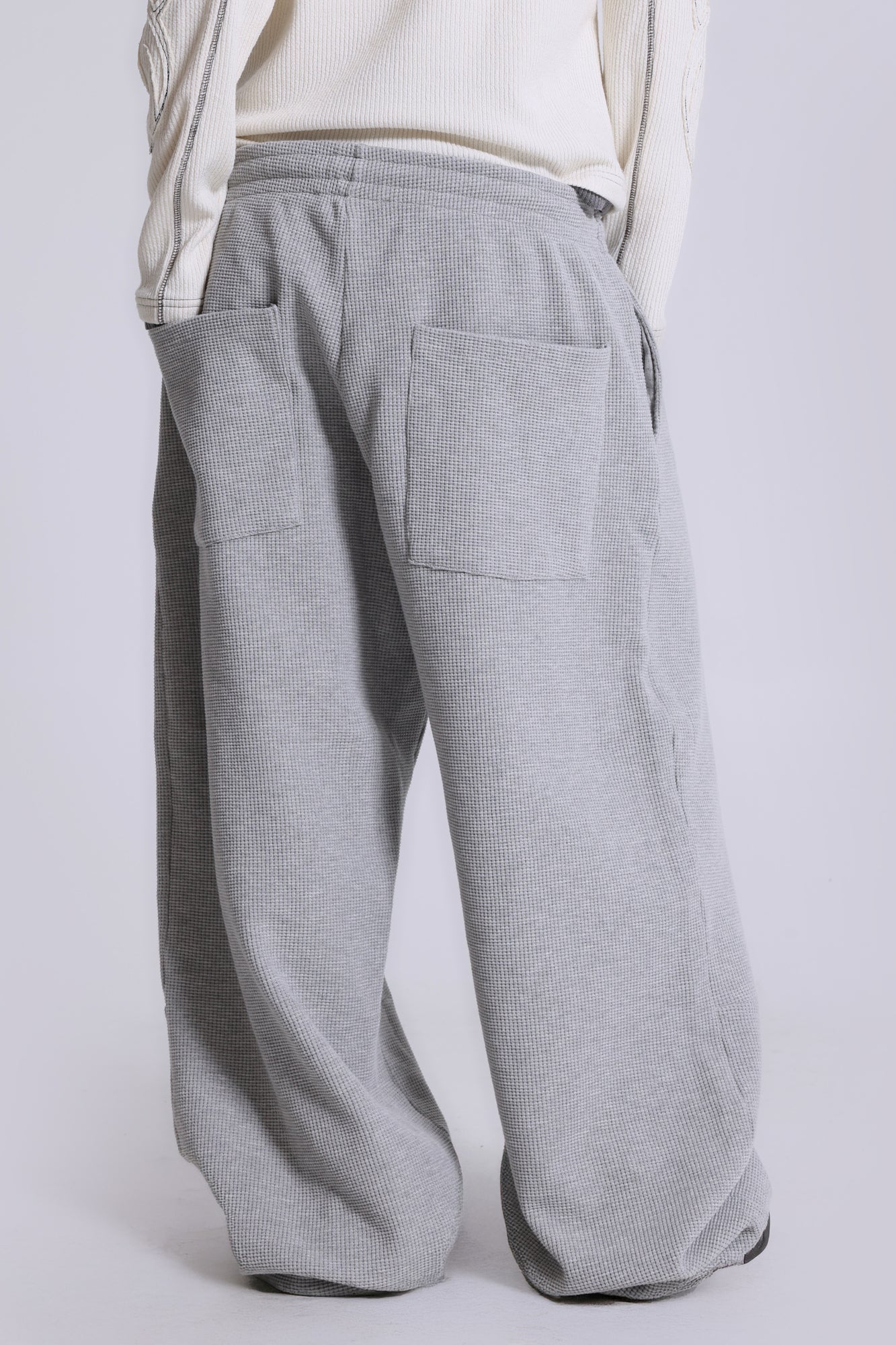 3176-grey-marl-waffle-monster-joggers-3.jpg Grey Marl Waffle Monster Joggers