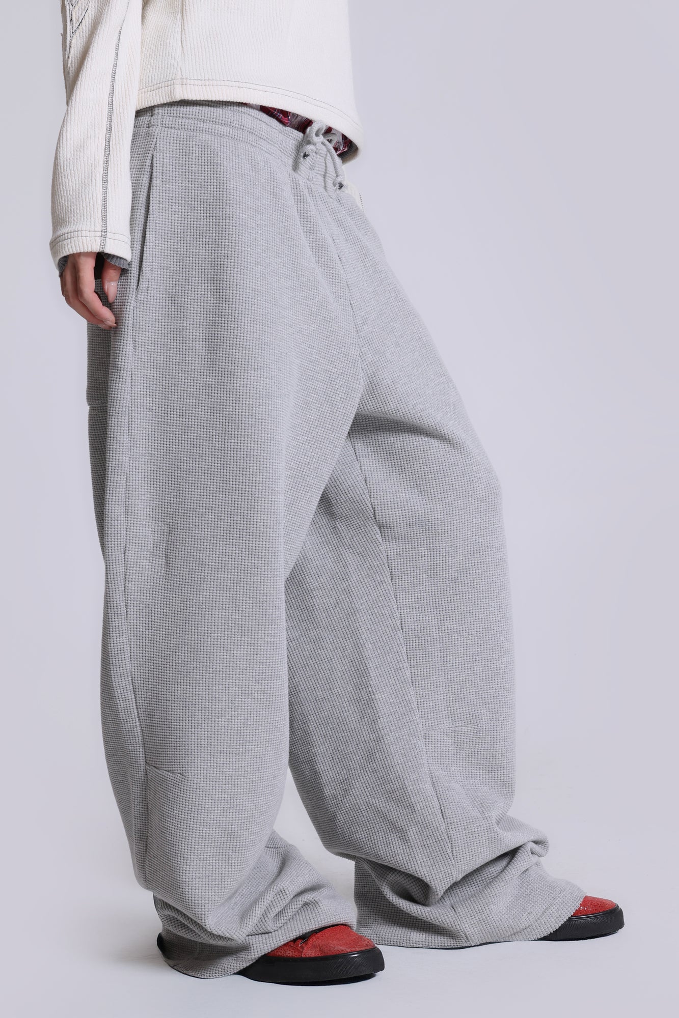 3176-grey-marl-waffle-monster-joggers-5.jpg Grey Marl Waffle Monster Joggers