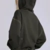Khaki Oversized Monster Hoodie