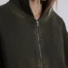 Khaki Oversized Monster Hoodie
