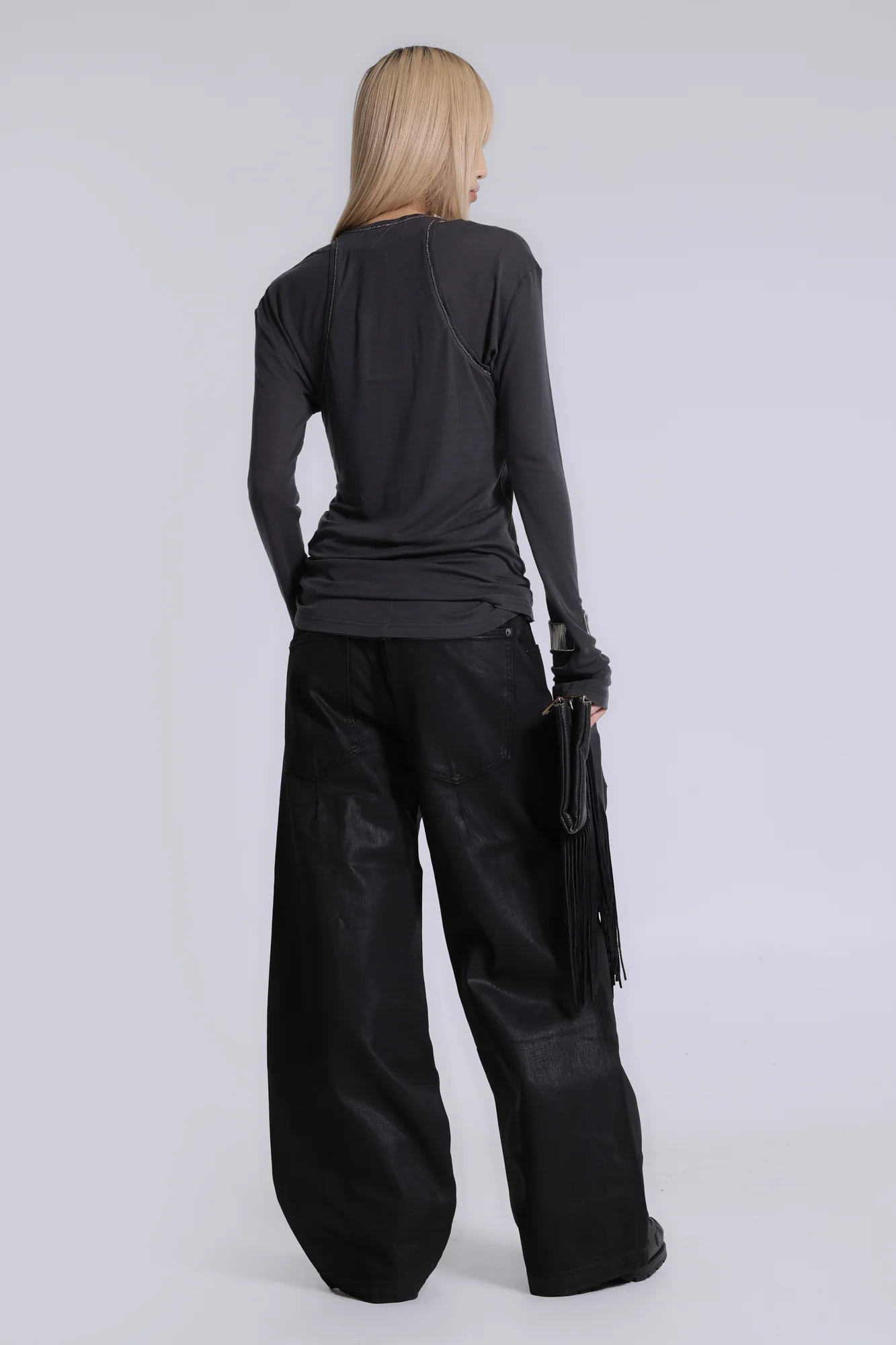 Coated Zip Colossus Jeans