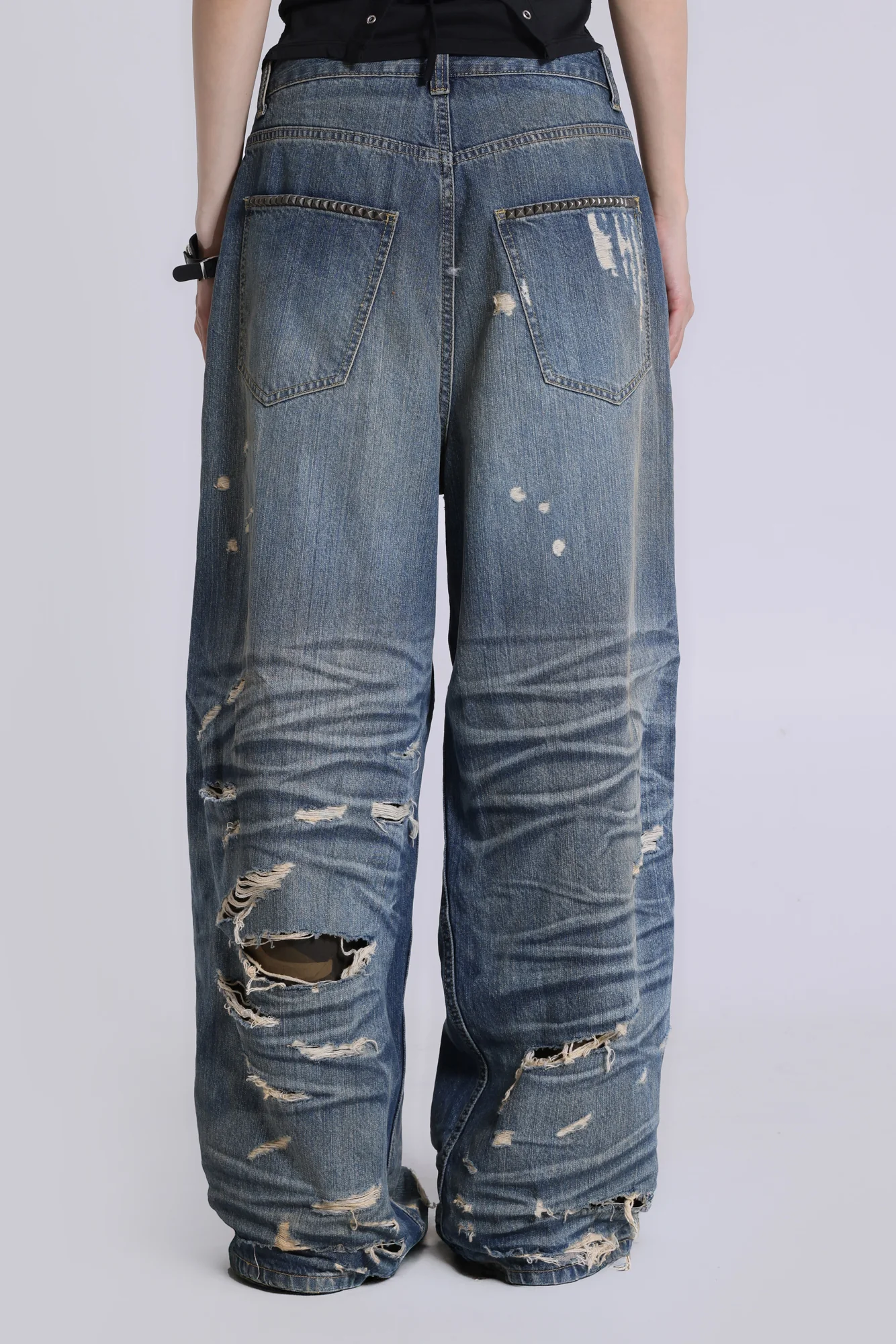 Hidden Camo Ripped XL Colossus Jeans