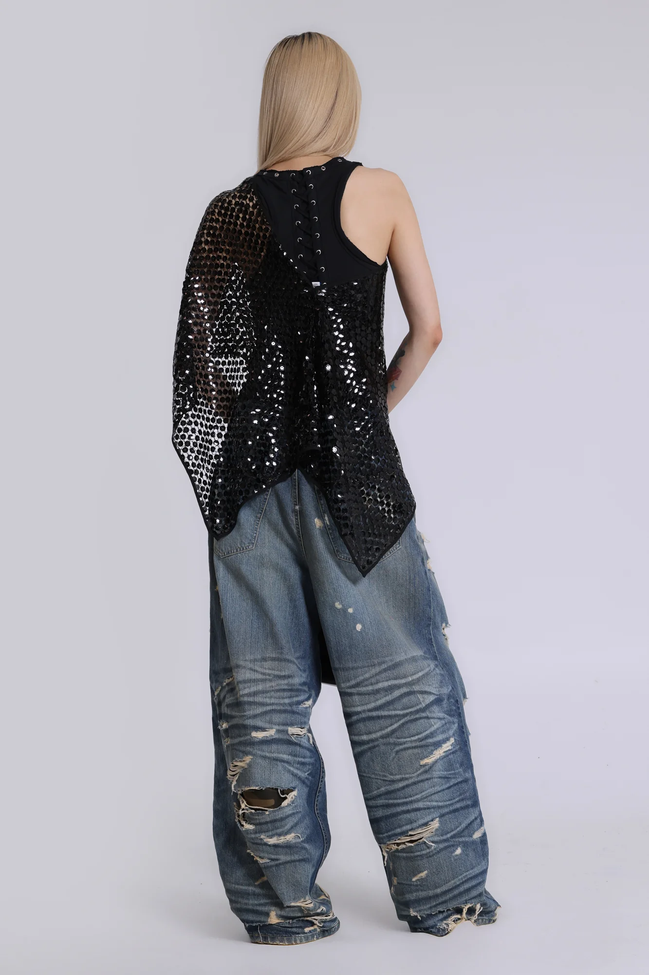 Hidden Camo Ripped XL Colossus Jeans