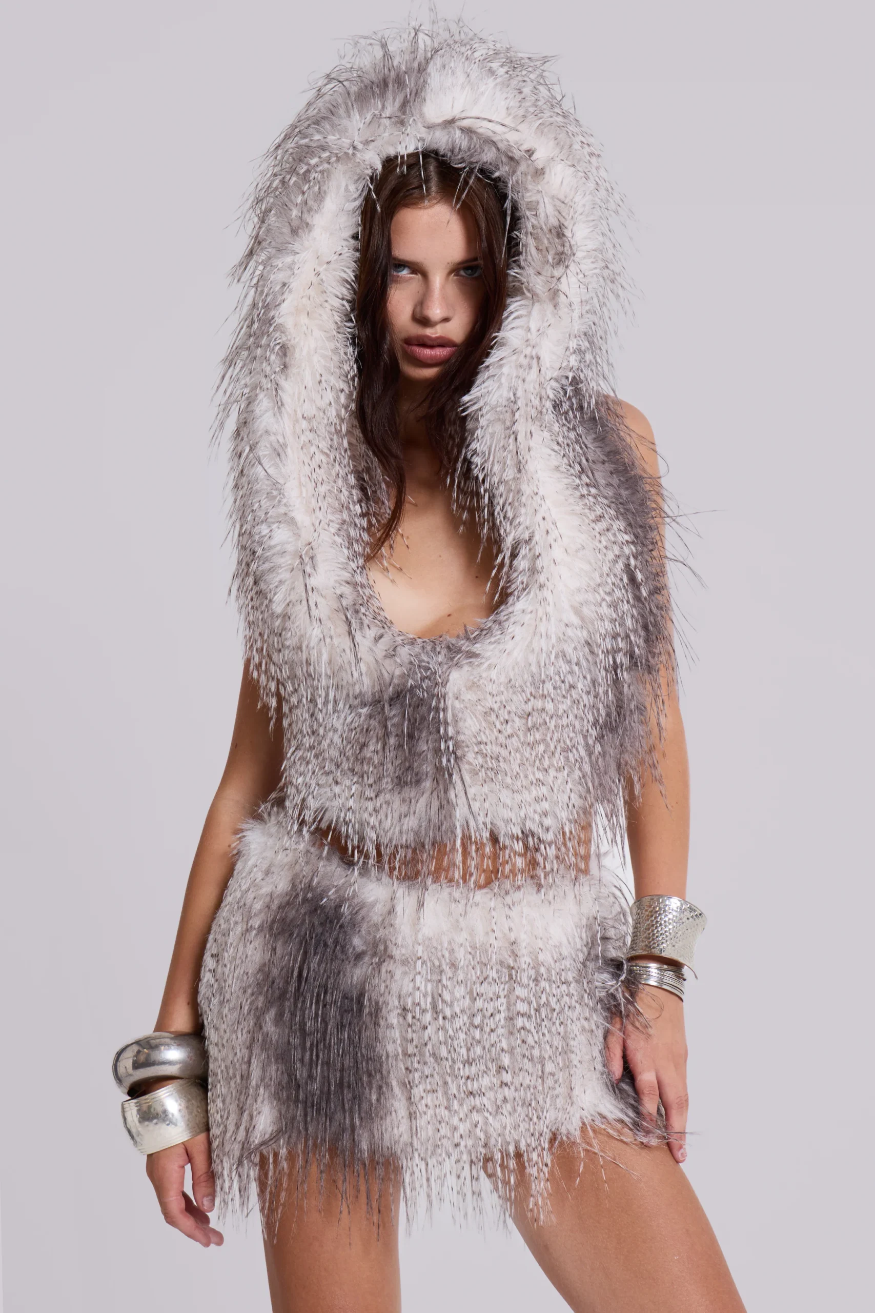 3250-haka-faux-feather-fur-mini-skirt-2.webp Haka Faux Feather Fur Mini Skirt