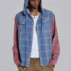 327-checked-button-up-hooded-shirt-3.webp Checked Button-Up Hooded Shirt