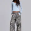 Needle Punch Woodland Camo Colossus Jeans