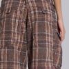 Brown Check Cadet Shorts