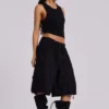 Black Parachute Cargo Shorts