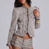 Rebel Military Jacket in Clay