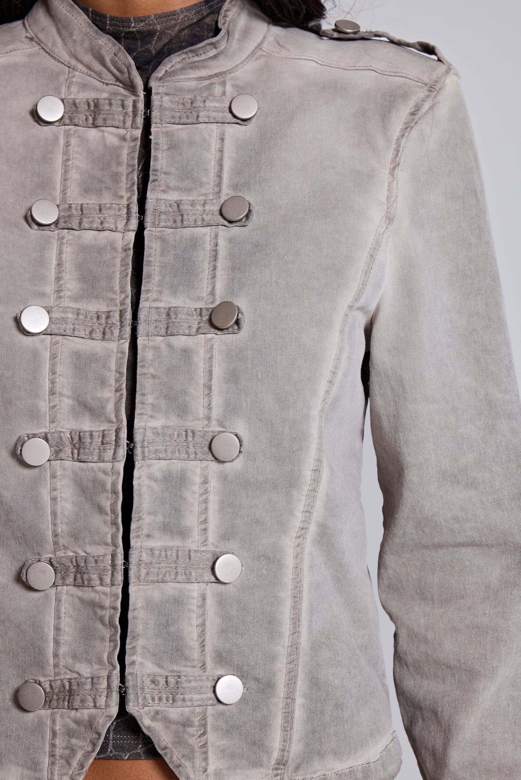 Rebel Military Jacket in Clay