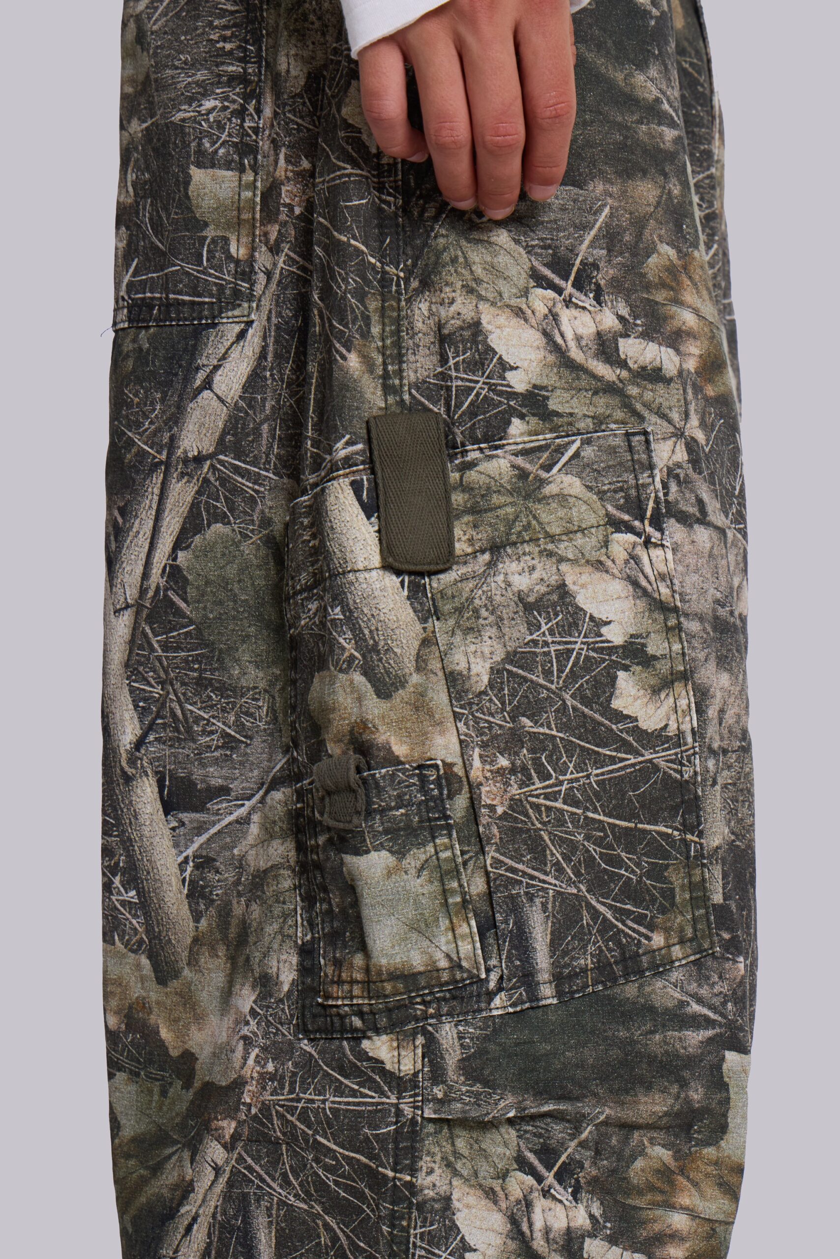 Woodland Camo Parachute Pants