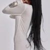 Oatmeal Mist Mini Dress